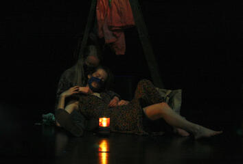 Exit 7 by Clare Beth McConnell; Order of Furman Theatre 2021; photo by Kaitlin Noble